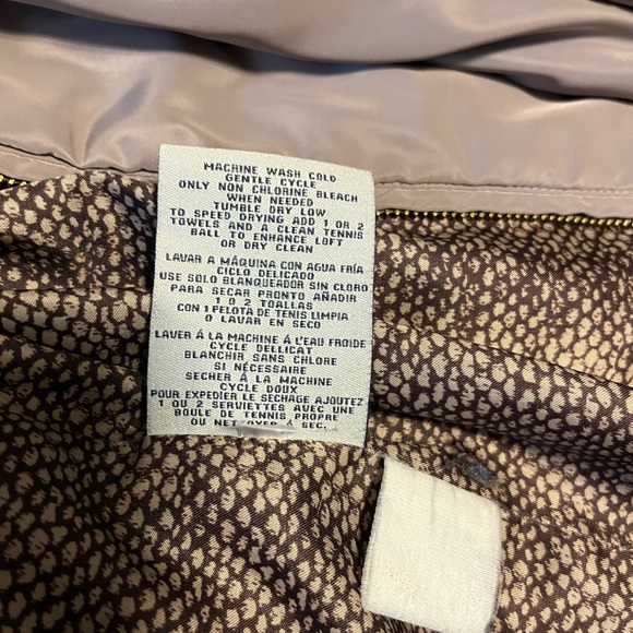Cole Haan Grey Quilted Puffer Jacket - Picture 6 of 6